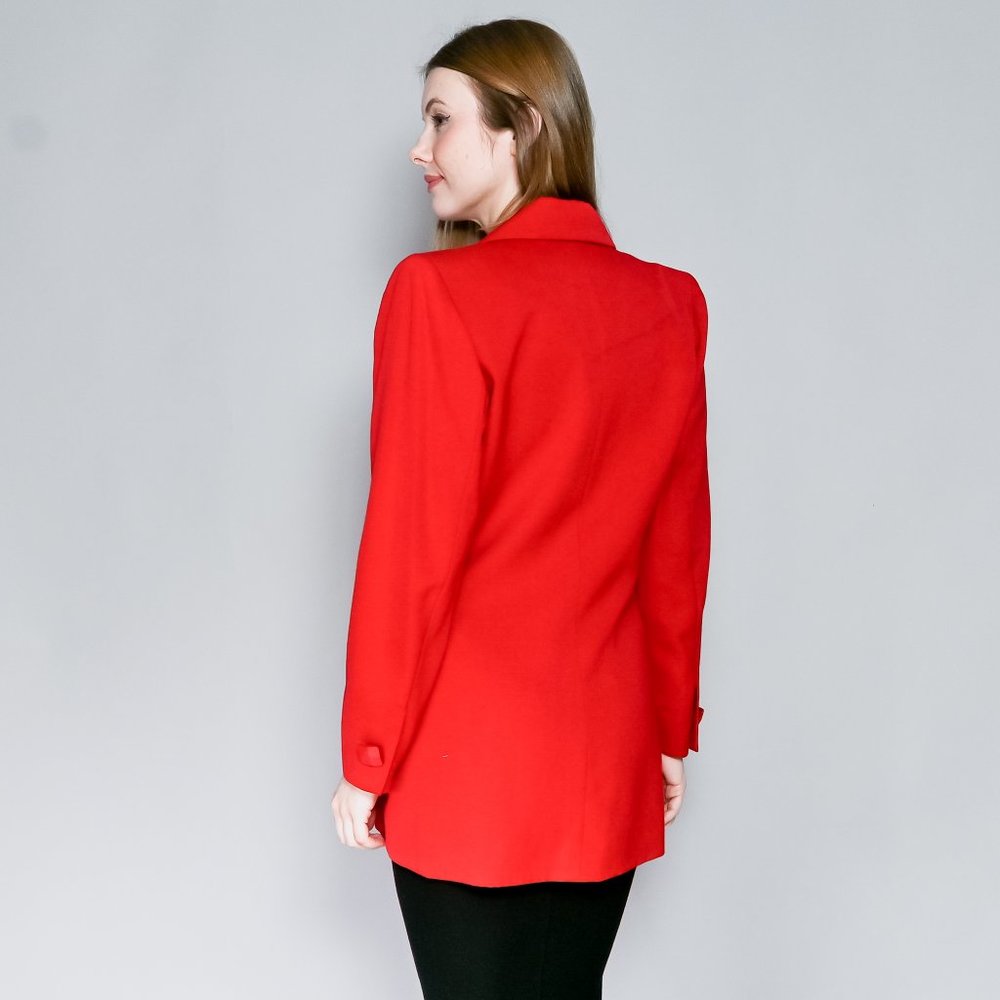 YVES SAINT LAURENT Vintage Red Blazer - Picture 5 of 13